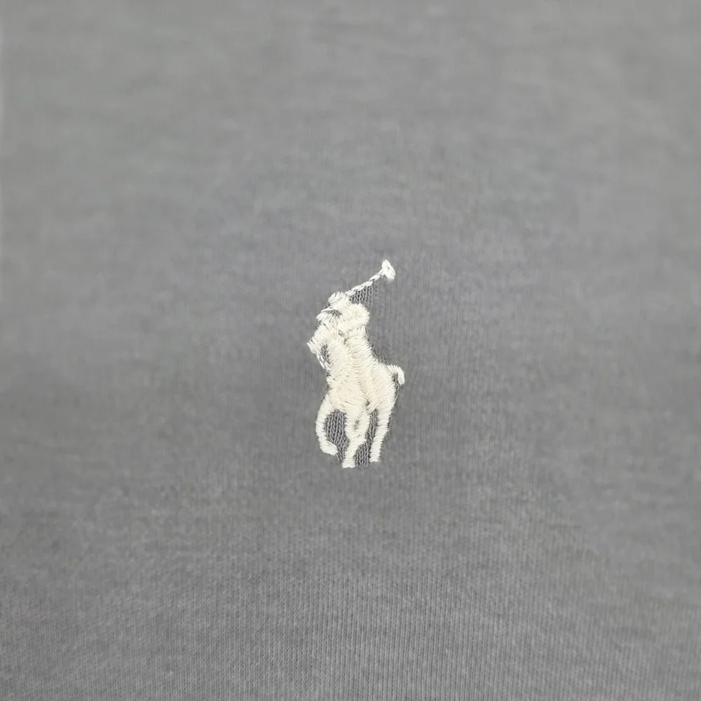 Polo Ralph Lauren Men's Polo Shirt XL Lot Of 2 Red Striped‎ Gray Solid Vintage